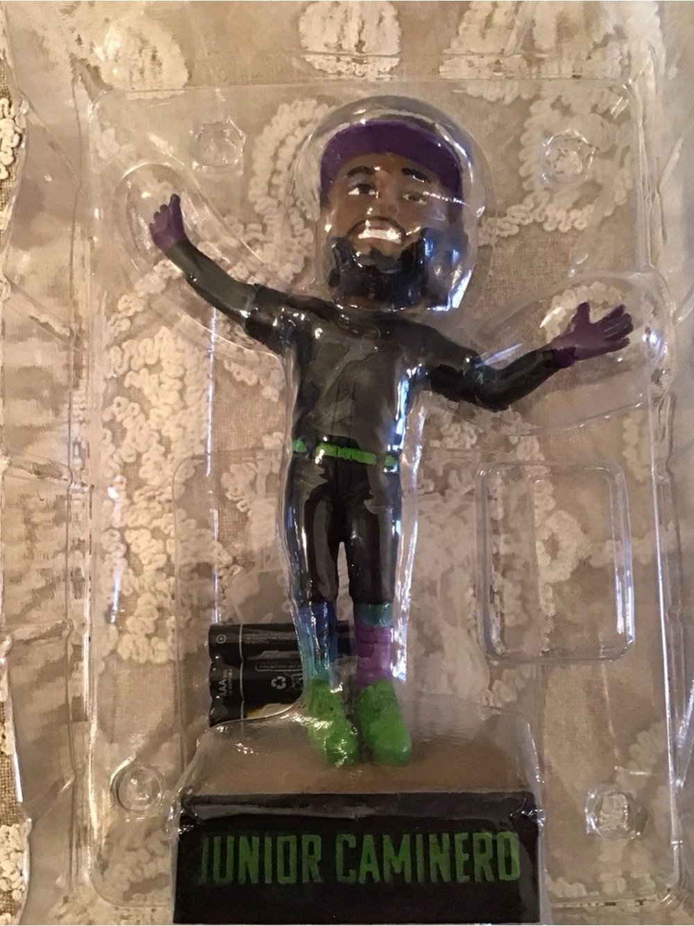 Tampa Bay Rays Junior Caminero BobbleHead New
